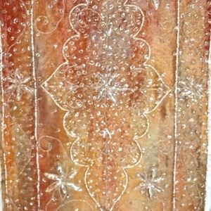 70" Hand Beaded Table Runner